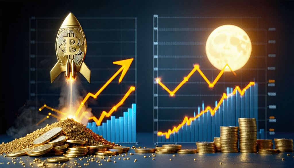 Le Bitcoin s'envole pendant que l'or fléchit, Verizon rétrogradé tandis que Sunrun bénéficie d'une upgrade