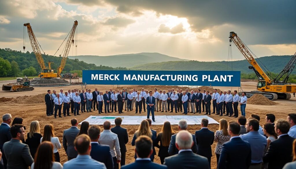 Merck lance la construction d'une usine de fabrication de 3 milliards de dollars en Virginie