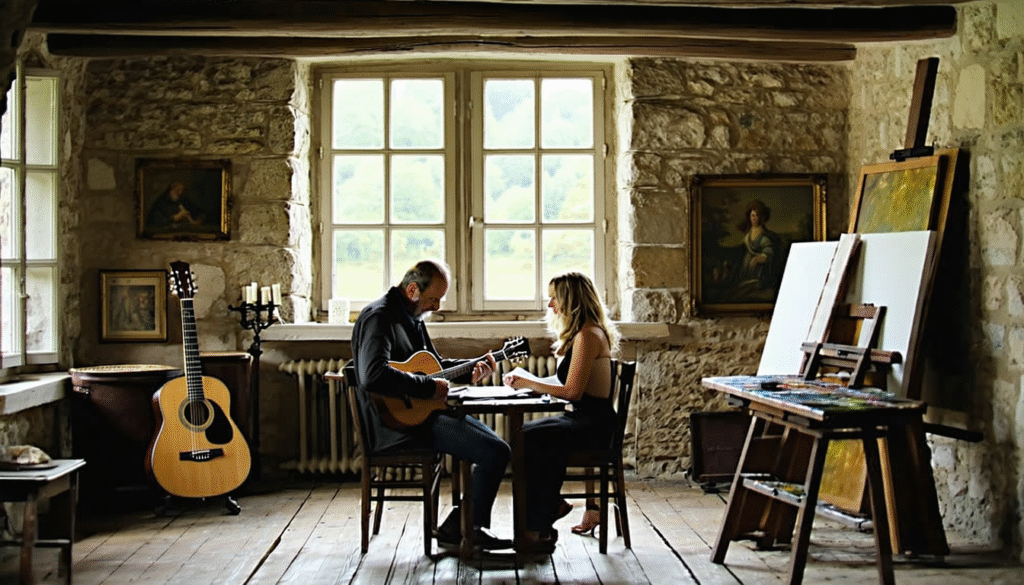 Philippe Katerine et Julie Depardieu : leur quotidien insolite au presbytère de bougival.