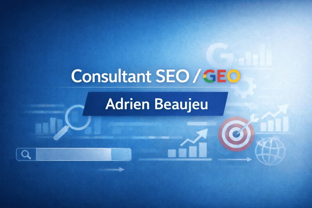 Adrien Beaujeu : Consultant SEO et GEO en Référencement Naturel
