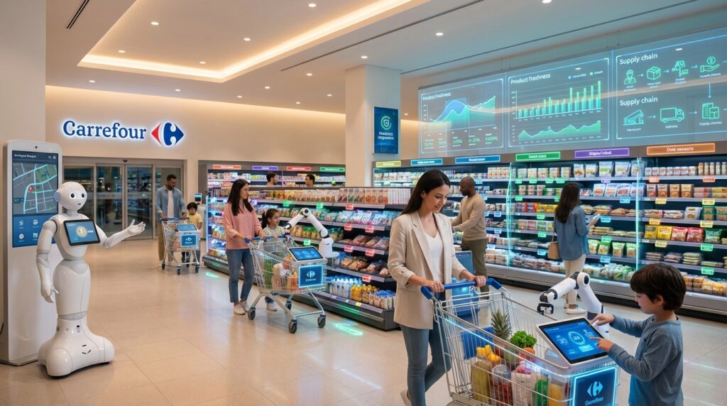 Carrefour mise gros sur l'IA pour révolutionner la grande distribution