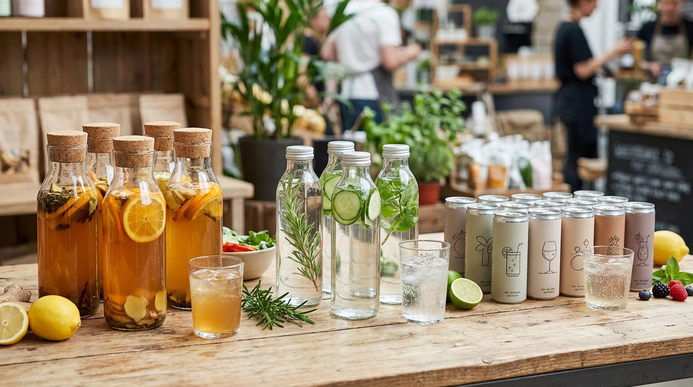 découvrez les dernières tendances innovantes qui séduisent le marché des boissons santé : kombucha, eaux fonctionnelles et boissons nolo, alliant bien-être et plaisir.