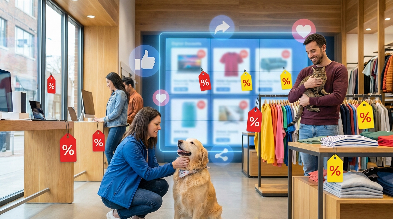 découvrez comment le retail sur facebook associe l'émotion animale à la force du discount pour dynamiser vos ventes en ce début d'année.