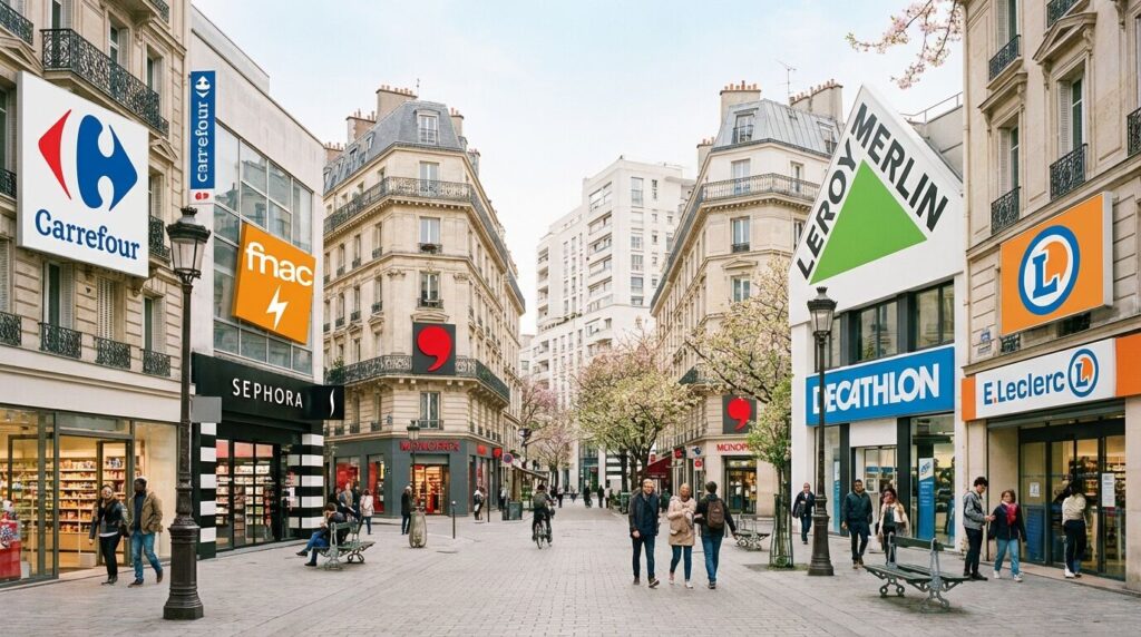 Les plus grandes enseignes de magasins en france : classement complet et adresses