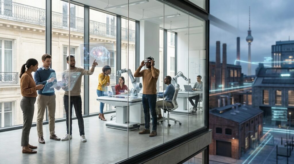 Start-ups IA : la France devance l’Allemagne mais rêve de ses futurs géants technologiques