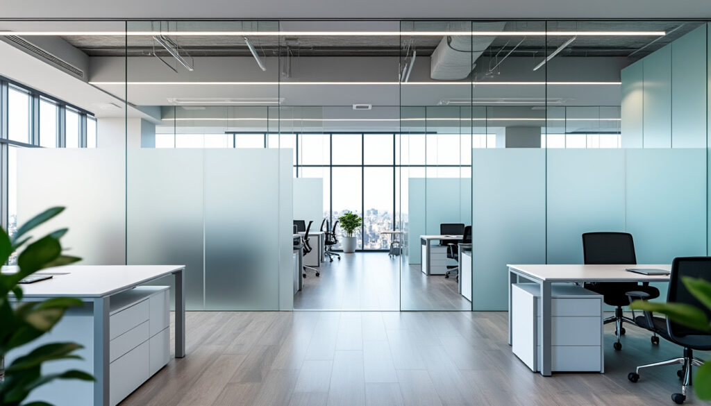 Aménagement de bureaux : l'essor incontournable du verre acrylique sur mesure