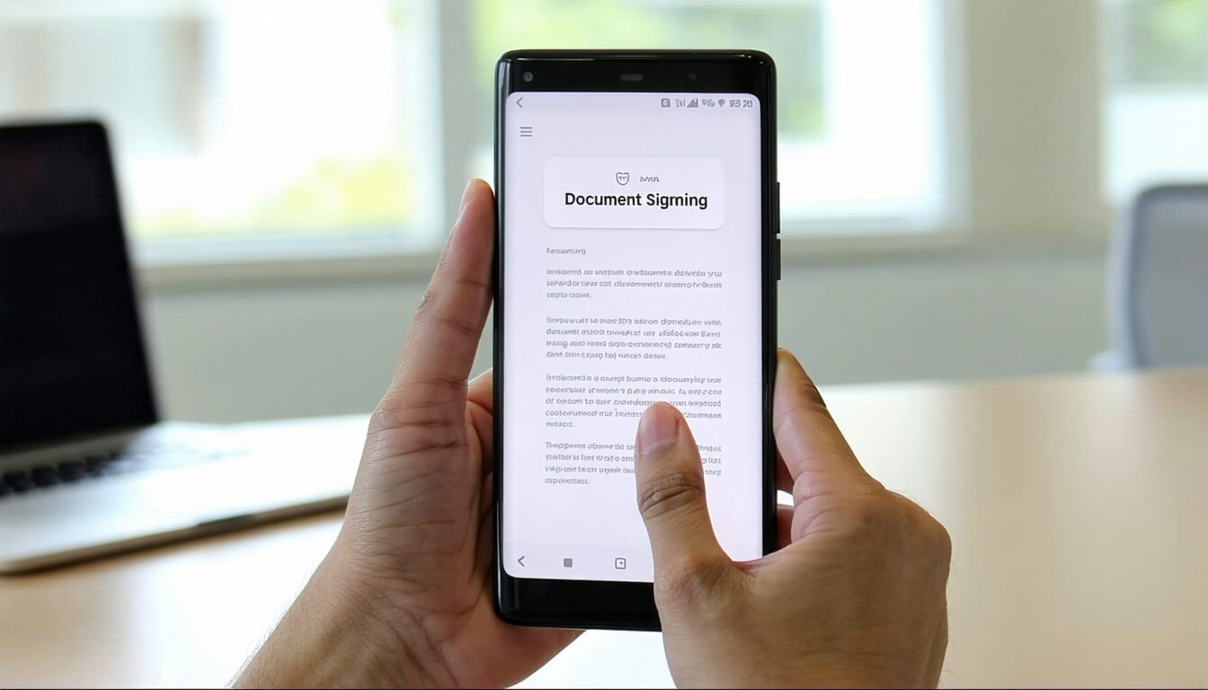 découvrez l'outil officiel d'android pour signer vos documents facilement et rapidement, simplifiant vos démarches administratives en toute sécurité.