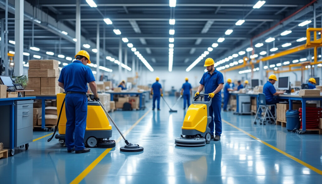 Usines et ateliers : comment l'externalisation du nettoyage industriel booste la productivité